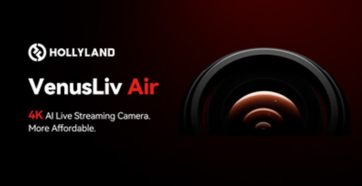 Hollyland presenta VenusLiv Air, su nueva cámara para transmisiones en vivo con calidad profesional