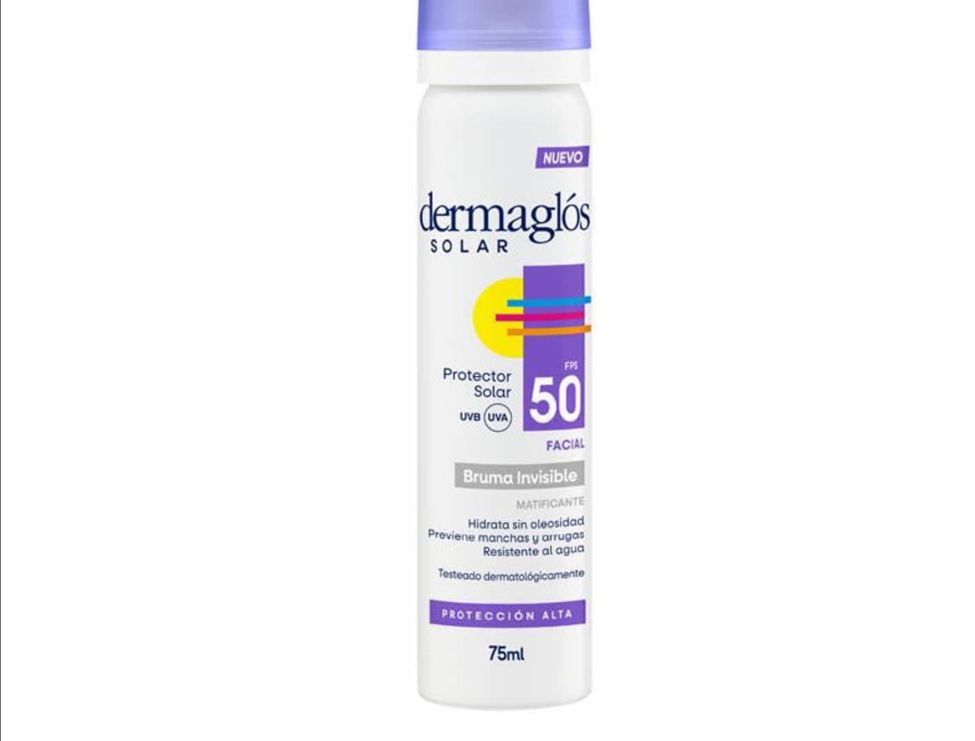 Dermaglós Solar presenta bruma facial con FPS 50 para protección práctica y diaria