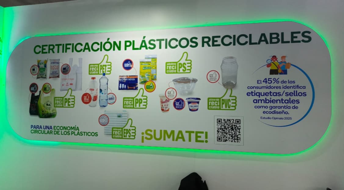 Ecoplas promueve certificaciones y economía circular en Expoenvase en Buenos Aires