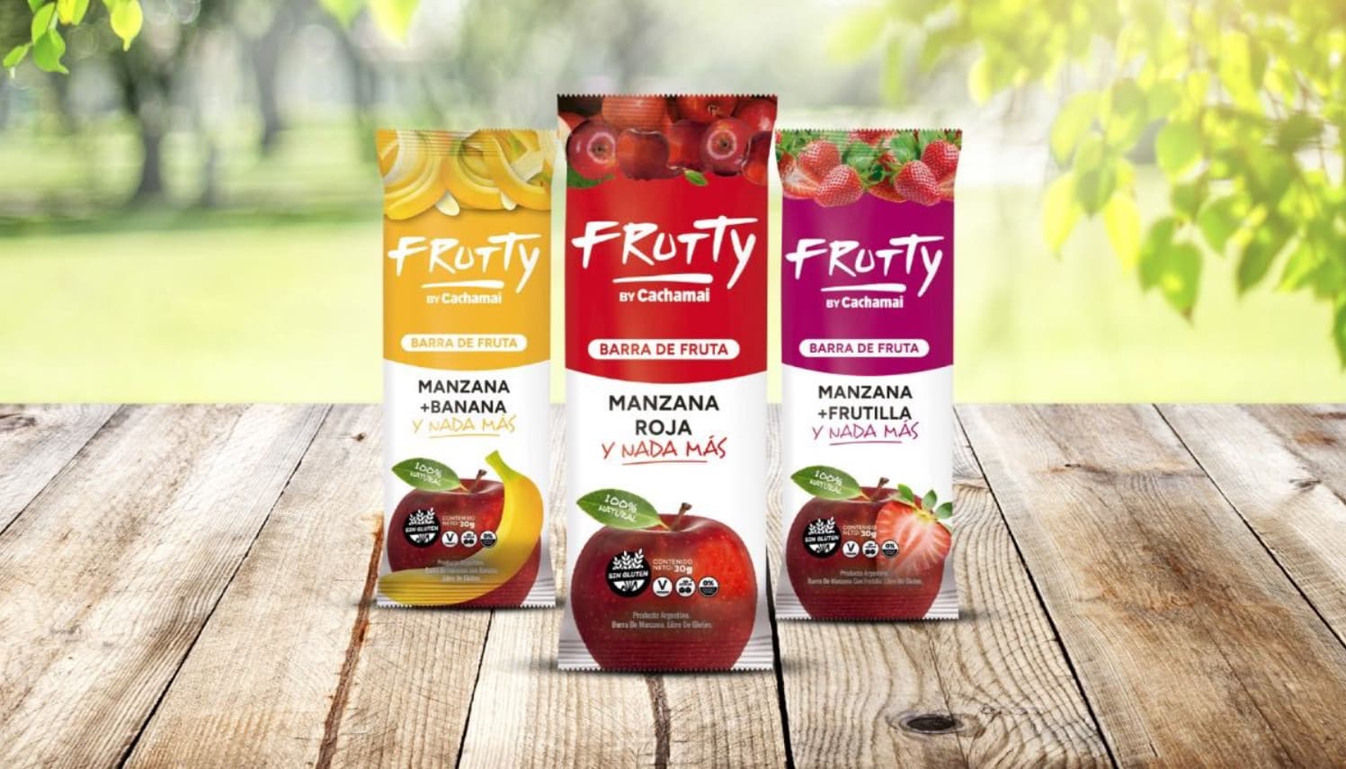 Cachamai introduce barras y galletitas bajo Frutty para fortalecer su oferta nacional e internacional