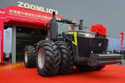 Zoomlion lanza el DX7004, tractor híbrido de ruedas con tecnología de transmisión inteligente