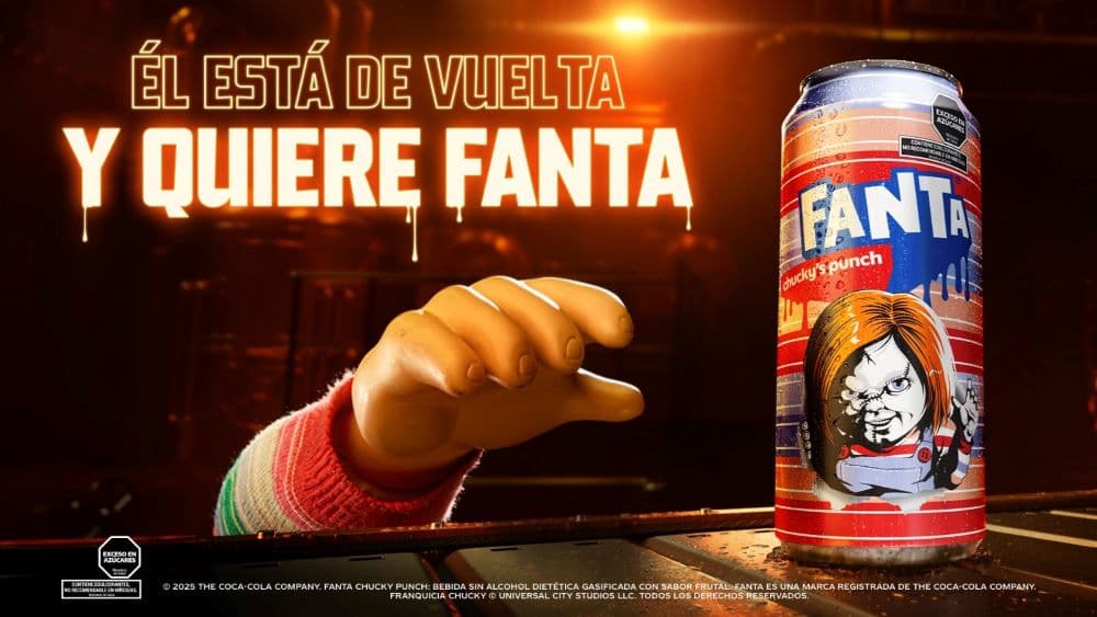Fanta se une a Universal Pictures para traer a Chucky