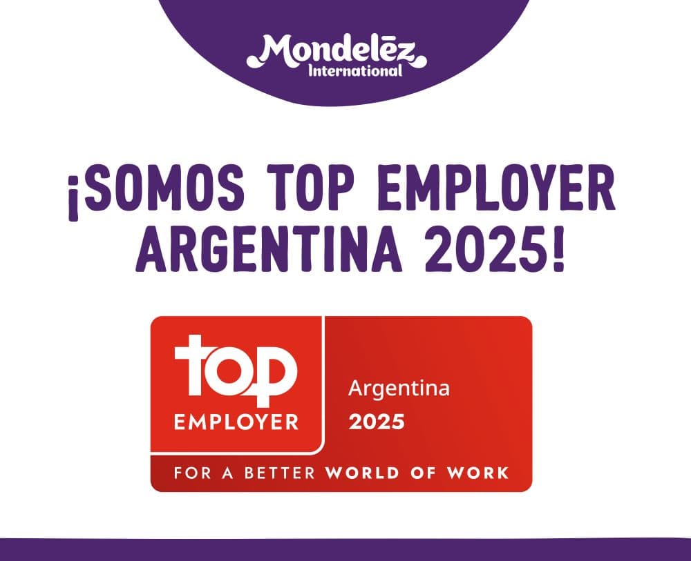 Mondelez Argentina fue reconocida como Top Employer 2025