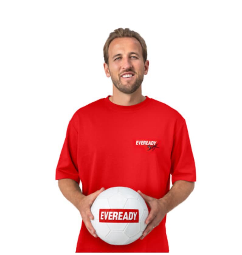 Harry Kane se convierte en embajador global de marca para EVEREADY en estrategia internacional