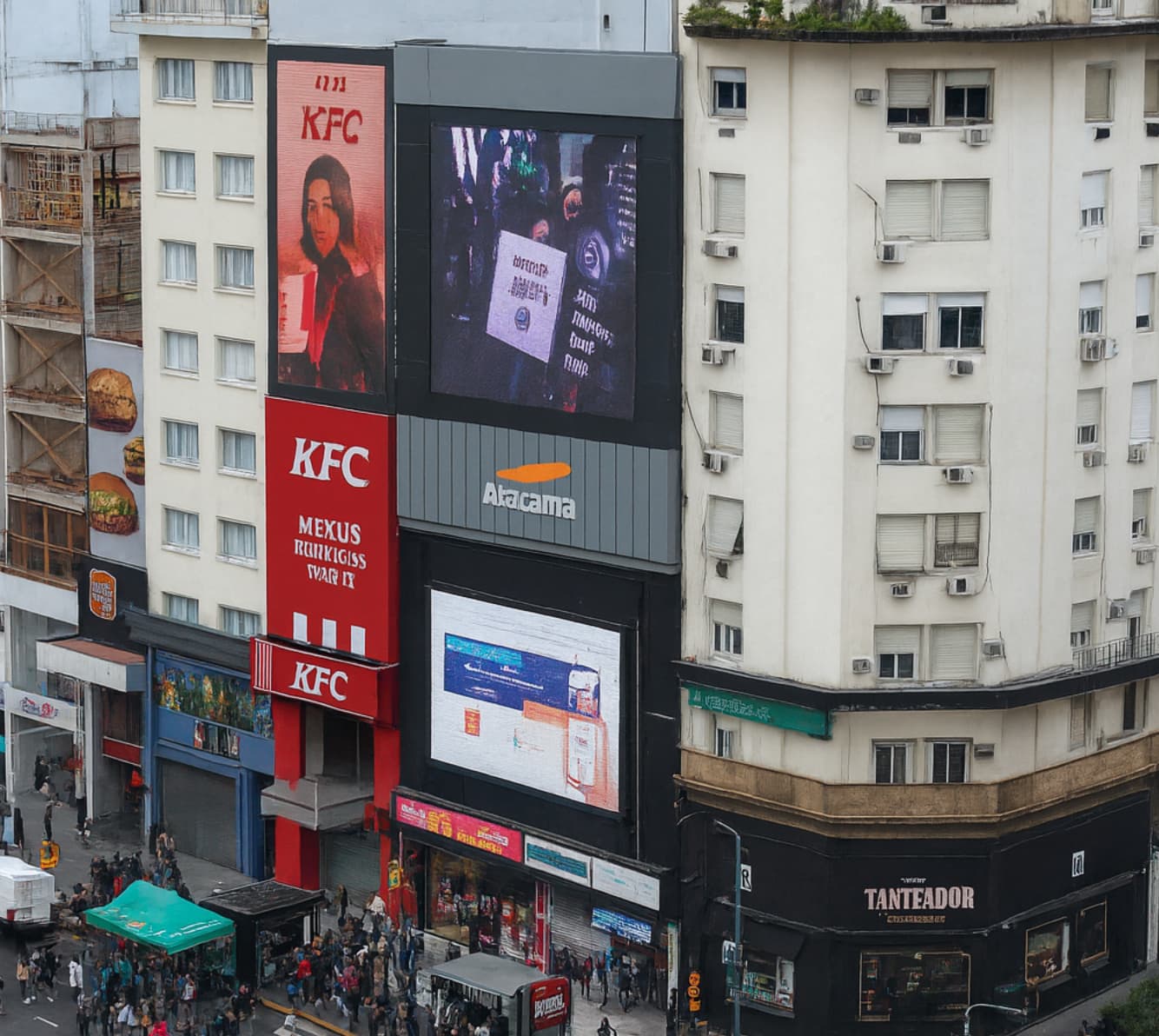 Atacama redefine la experiencia urbana en el Obelisco con pantallas digitales de alta tecnología