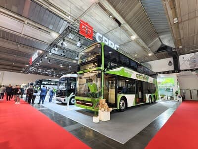 CRRC EV exhibe autobuses eléctricos y solución inteligente para transporte urbano en Bruselas
