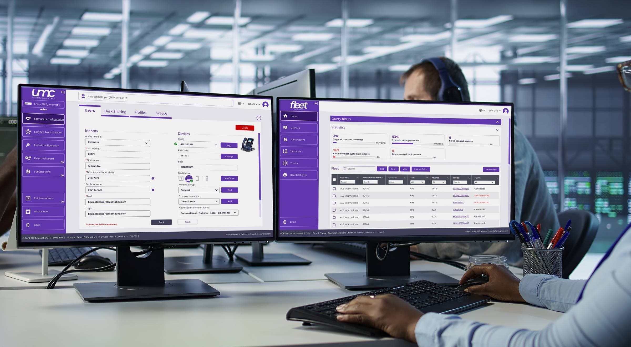 Alcatel-Lucent Enterprise lanza Unified Management Center con inteligencia artificial para clientes medianos
