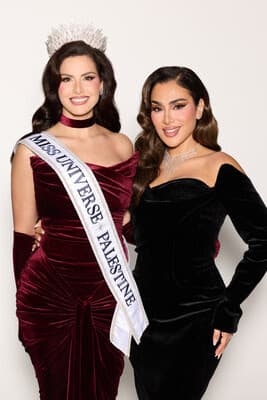 Huda Beauty apoya oficialmente a Nadeen Ayoub en su participación en Miss Universo 2025