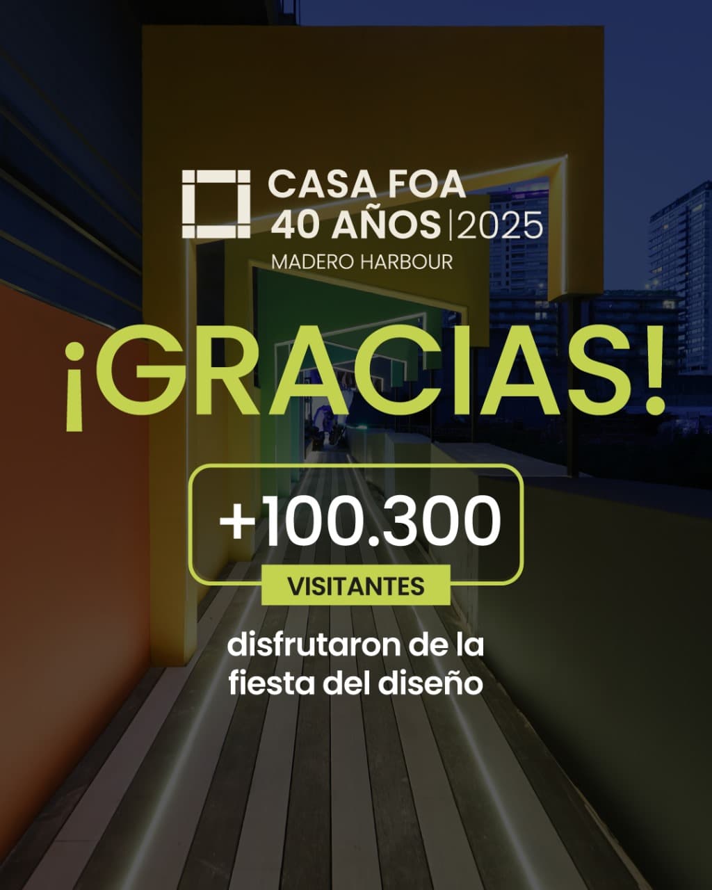 Casa FOA celebró su 40° aniversario con más de 100.000 visitantes y expansión regional