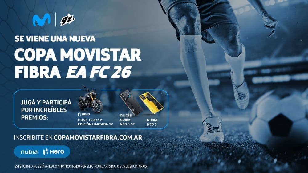 Llega una nueva edición de la Copa Movistar Fibra: el torneo de FC26 para la comunidad gamer