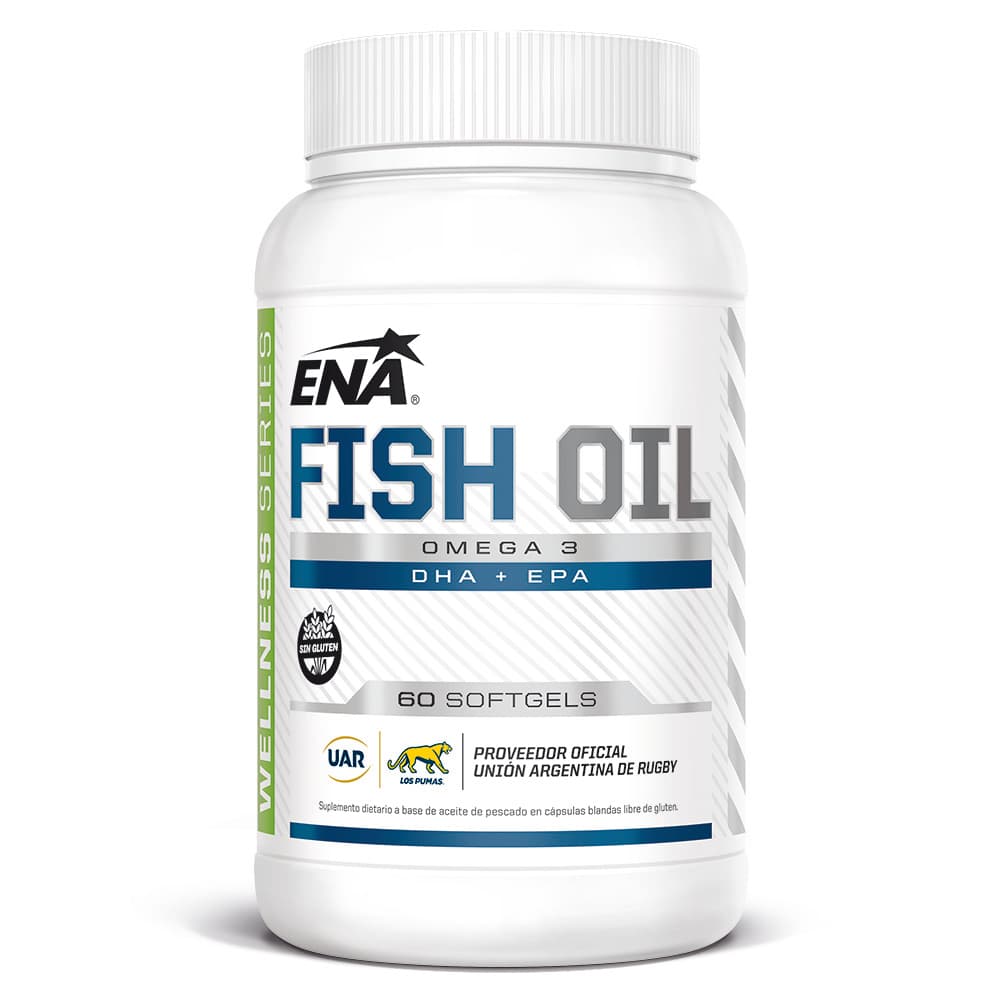 ENA presenta Fish Oil Omega 3, suplemento de DHA y EPA para salud y rendimiento físico