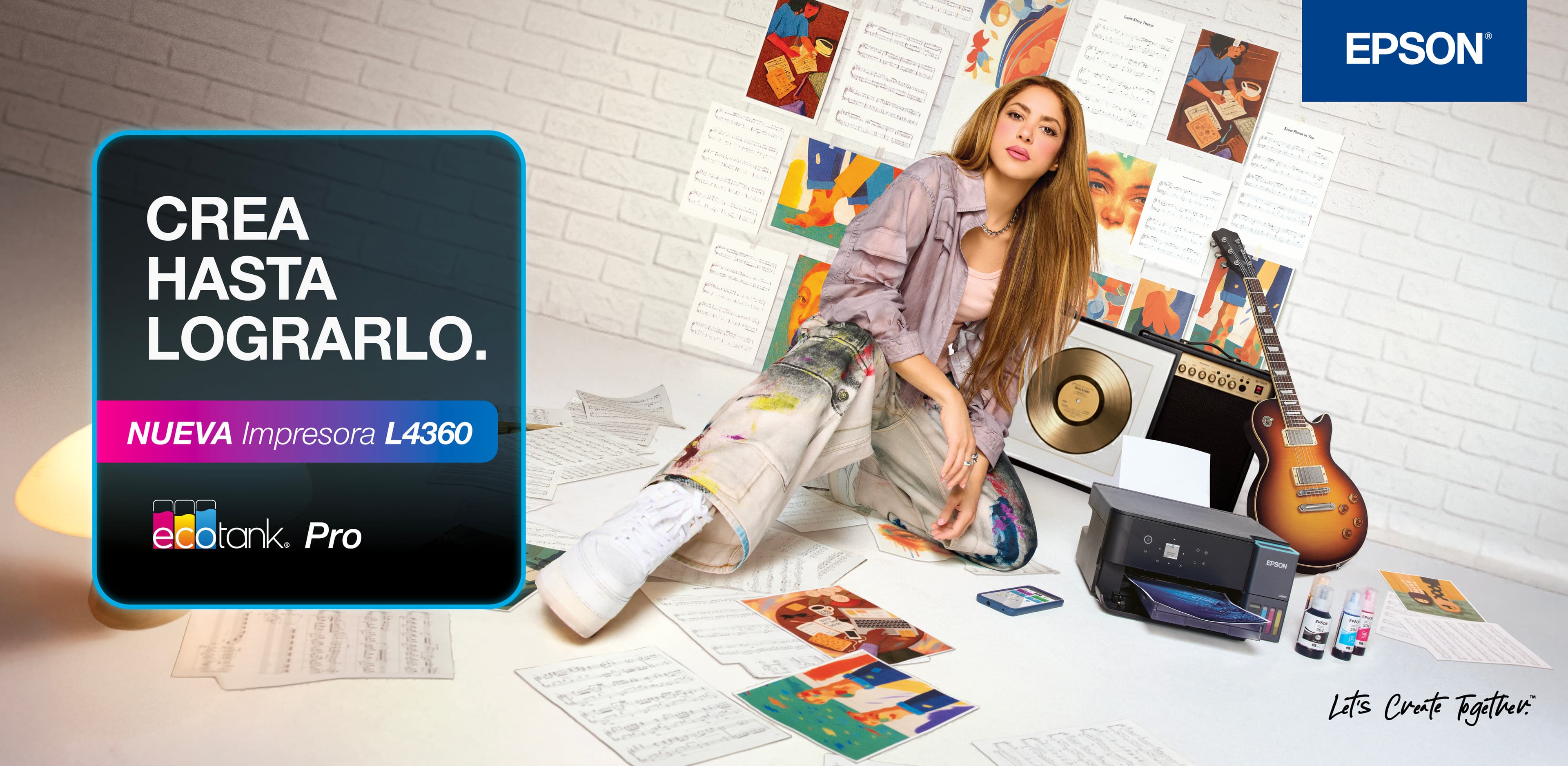 Shakira protagoniza la campaña regional de lanzamiento de las impresoras Epson EcoTank Pro