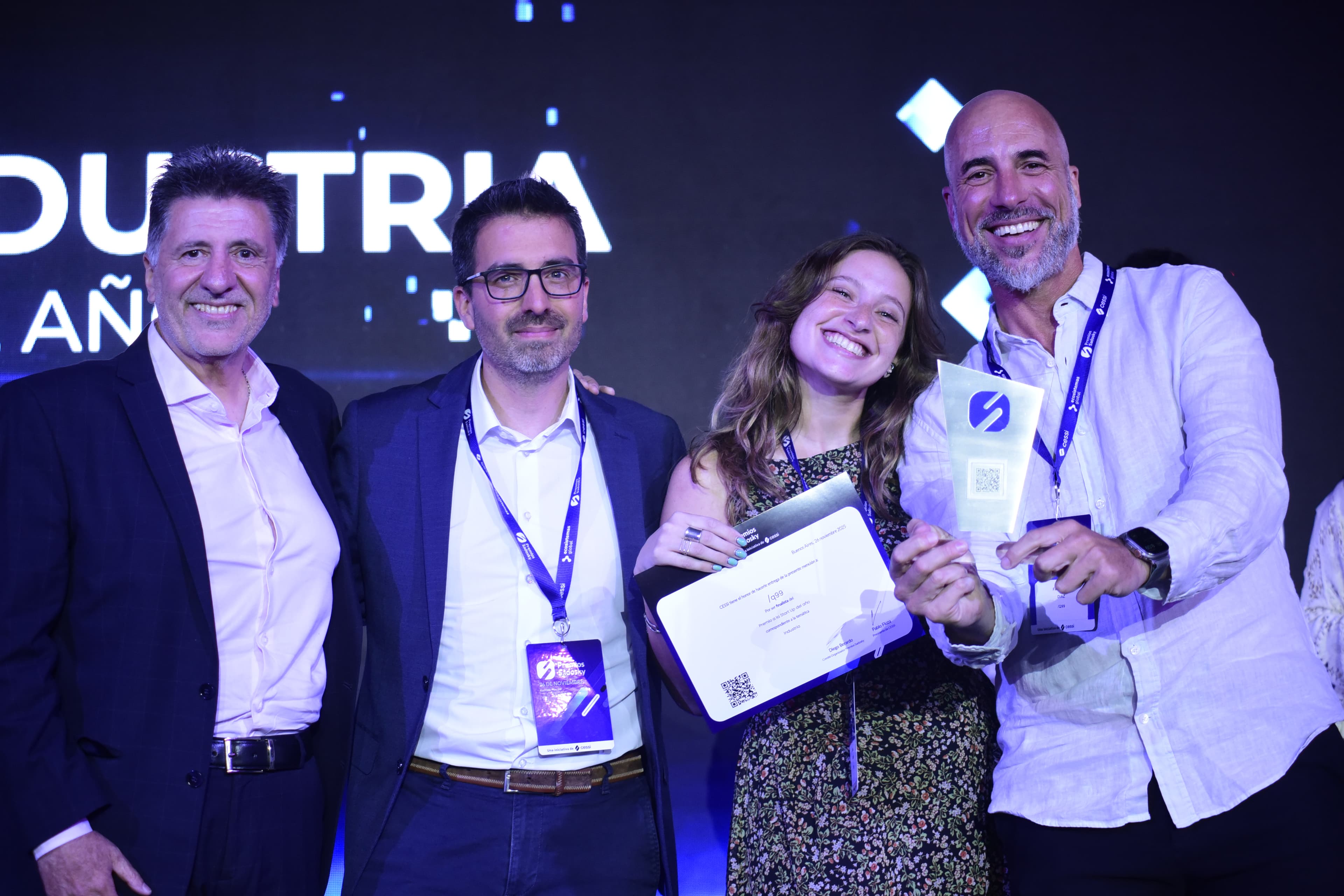 /q99 recibe el Premio Sadosky 2025 a la Startup del Año por su aporte en tecnología cuántica