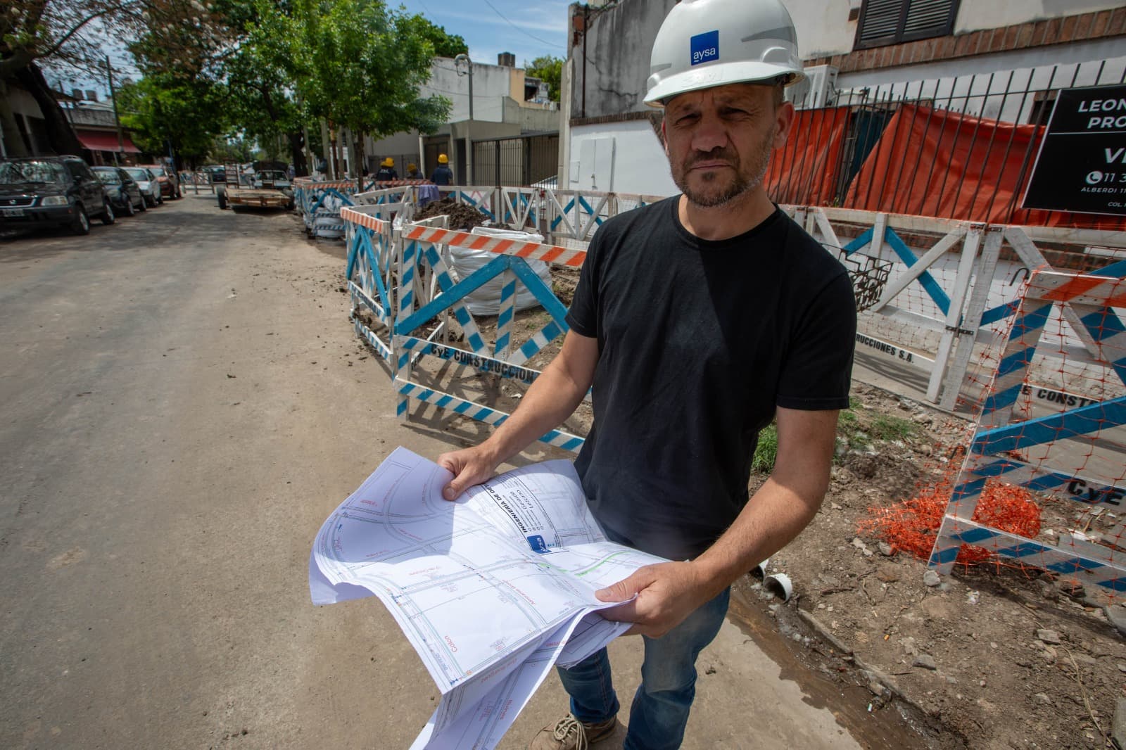 AySA implementa tecnología satelital para renovar cañerías en Ramos Mejía