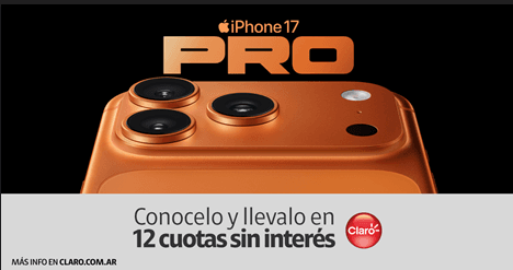 Claro inicia la comercialización de los nuevos modelos de iPhone 17 en Argentina