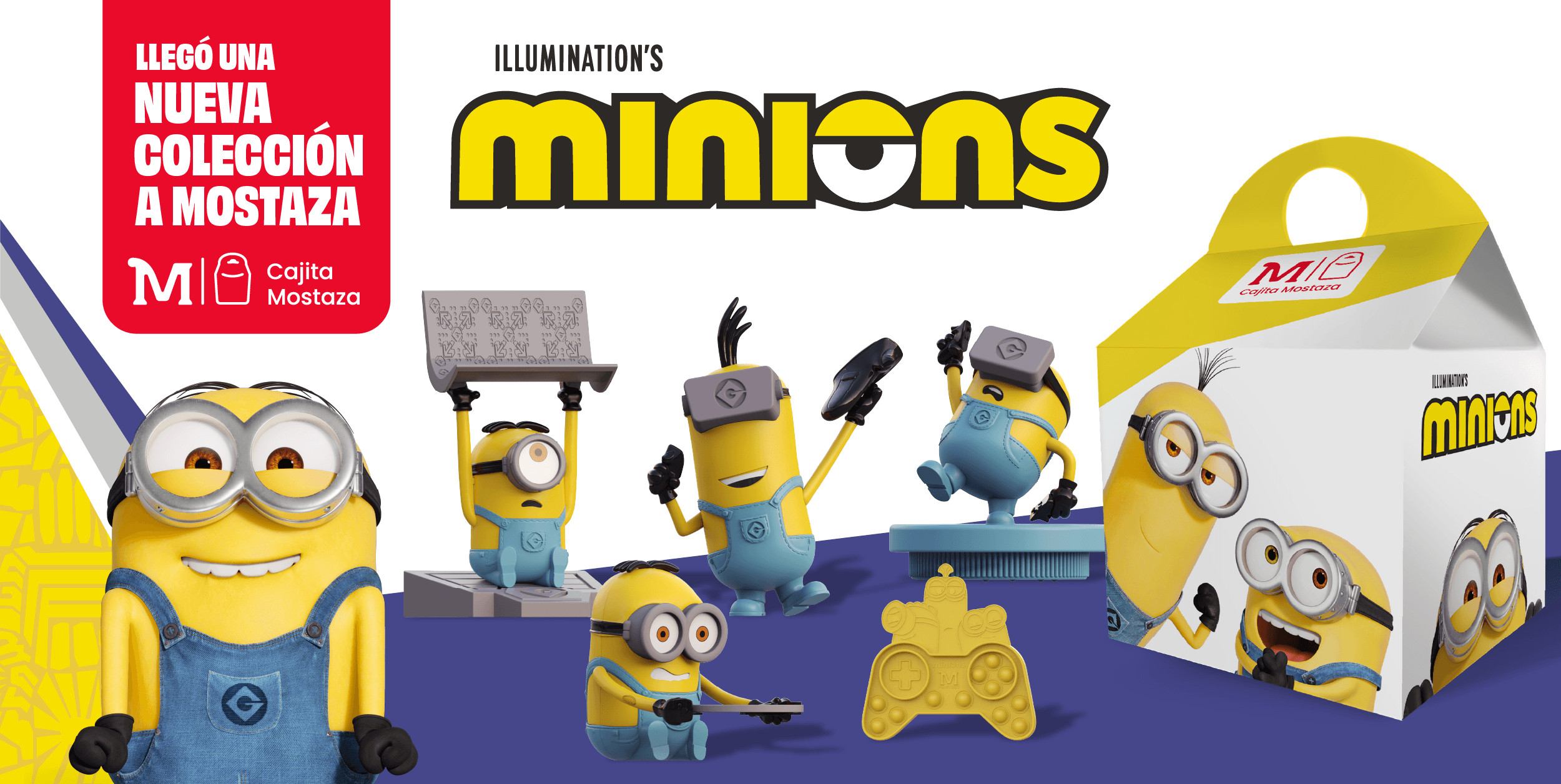 Mostaza presenta la Cajita Minions Gamers en colaboración con Universal en Argentina