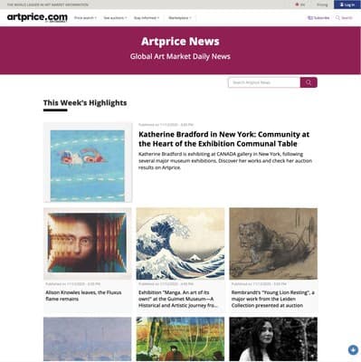 Artprice presenta Artprice News, agencia global de información sobre arte en 122 países y 11 idiomas