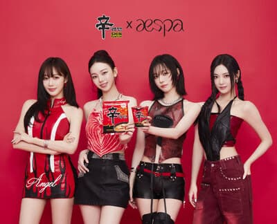 Nongshim designa al grupo aespa como embajador internacional de Shin Ramyun en su nueva campaña global