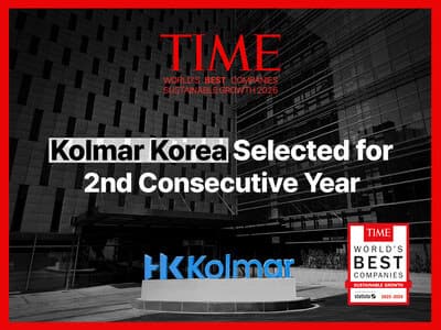 Kolmar Korea integra por segundo año la lista TIME de empresas de crecimiento sostenible global