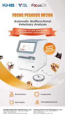 KHB Group introduce el analizador FOCUS PEGASUS MF200 mejorado para diagnóstico veterinario inteligente