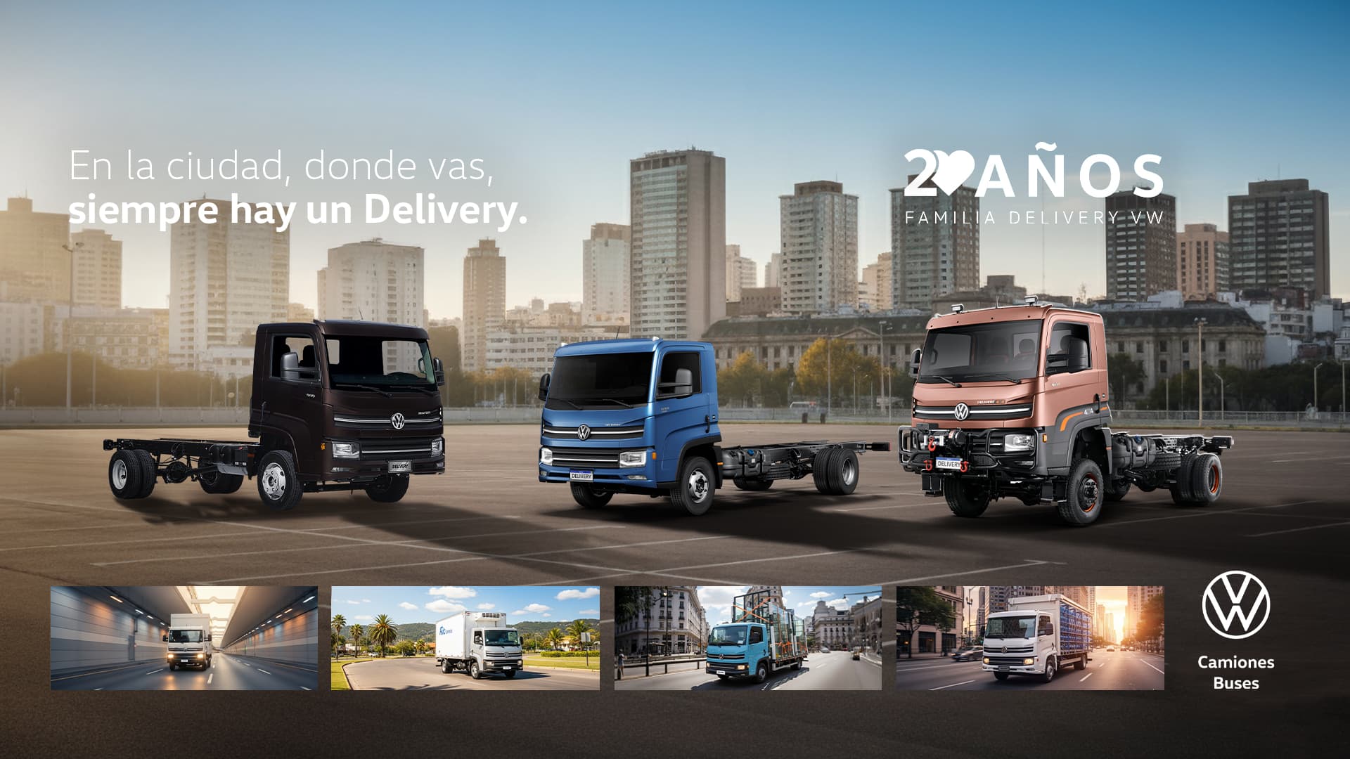 Volkswagen Camiones y Buses conmemora 20 años de la familia Delivery en la región
