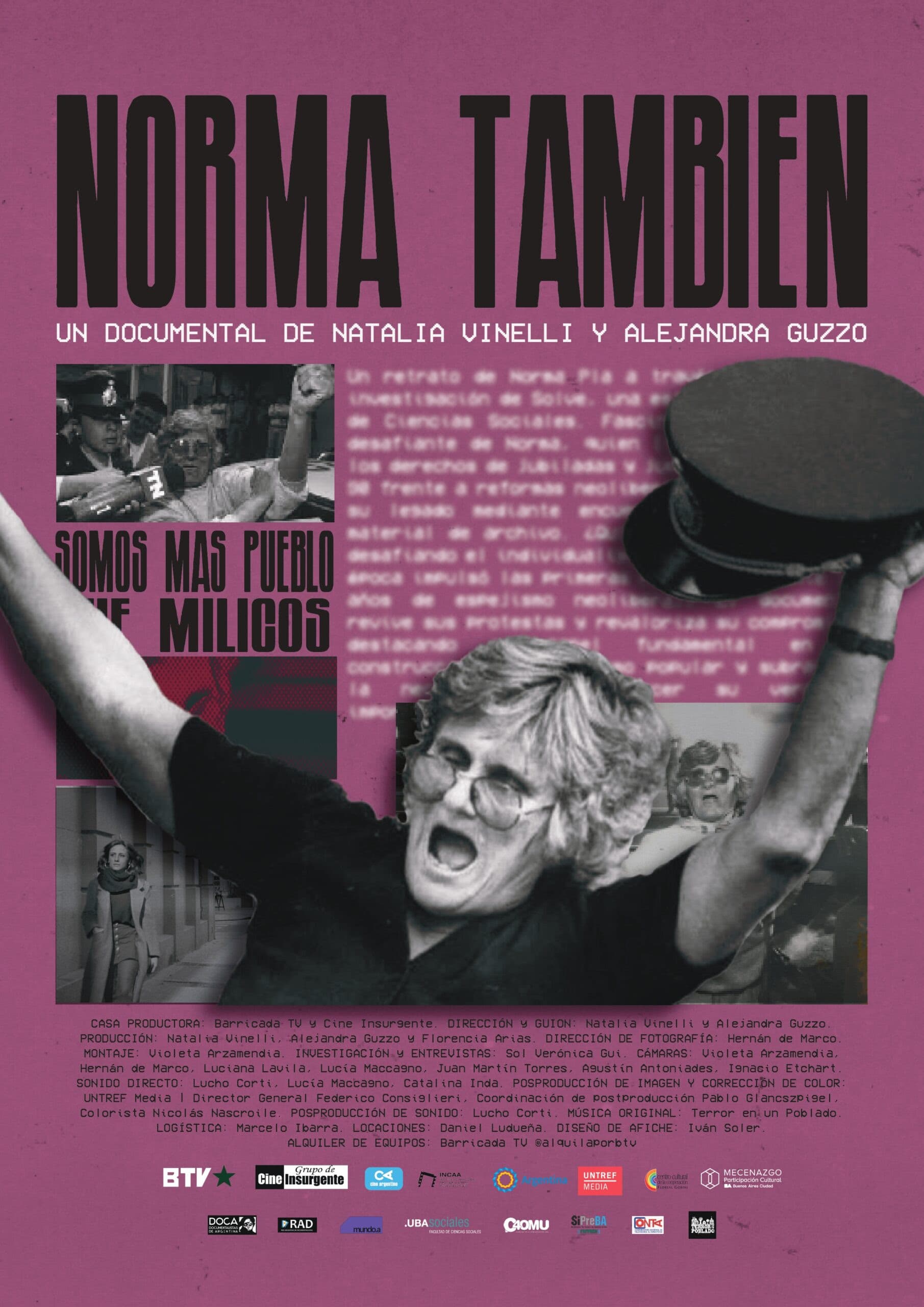 El documental “Norma También” se proyecta nuevamente en Cine Gaumont en diciembre