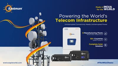 Eastman Auto & Power expone soluciones energéticas para telecomunicaciones en infraXchange Singapur 2025