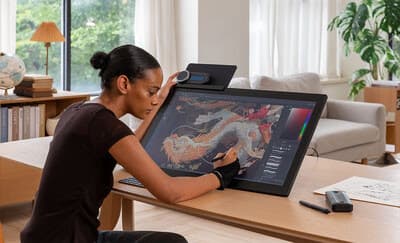 Huion introduce Kamvas Pro 27 (144 Hz), pantalla interactiva 4K con frecuencia de actualización avanzada
