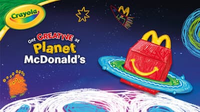 Crayola y McDonald's presentan Happy Meal con kits creativos y experiencia digital en 60 países