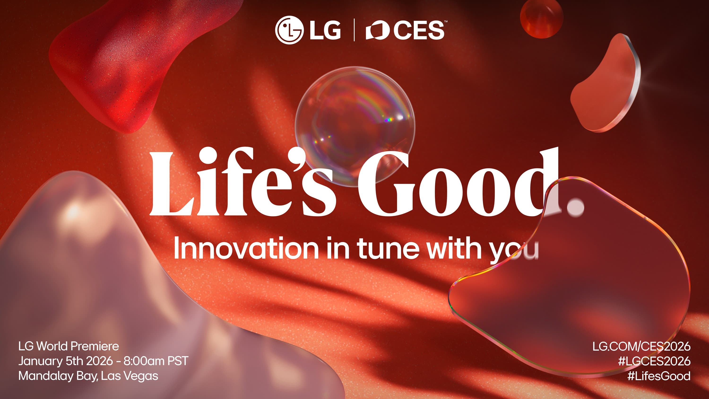 LG Electronics presentará su visión de inteligencia afectiva en CES 2026 en Las Vegas