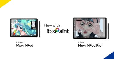 Wacom suma ibisPaint X y suscripción Prime de 180 días en la serie MovinkPad