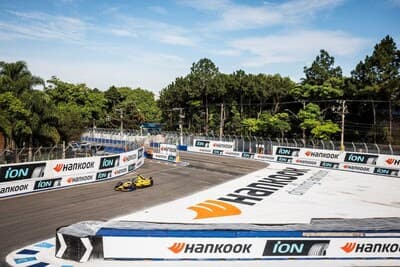 Hankook inicia la temporada 12 de Fórmula E con el iON Race en el circuito Anhembi Sambadrome