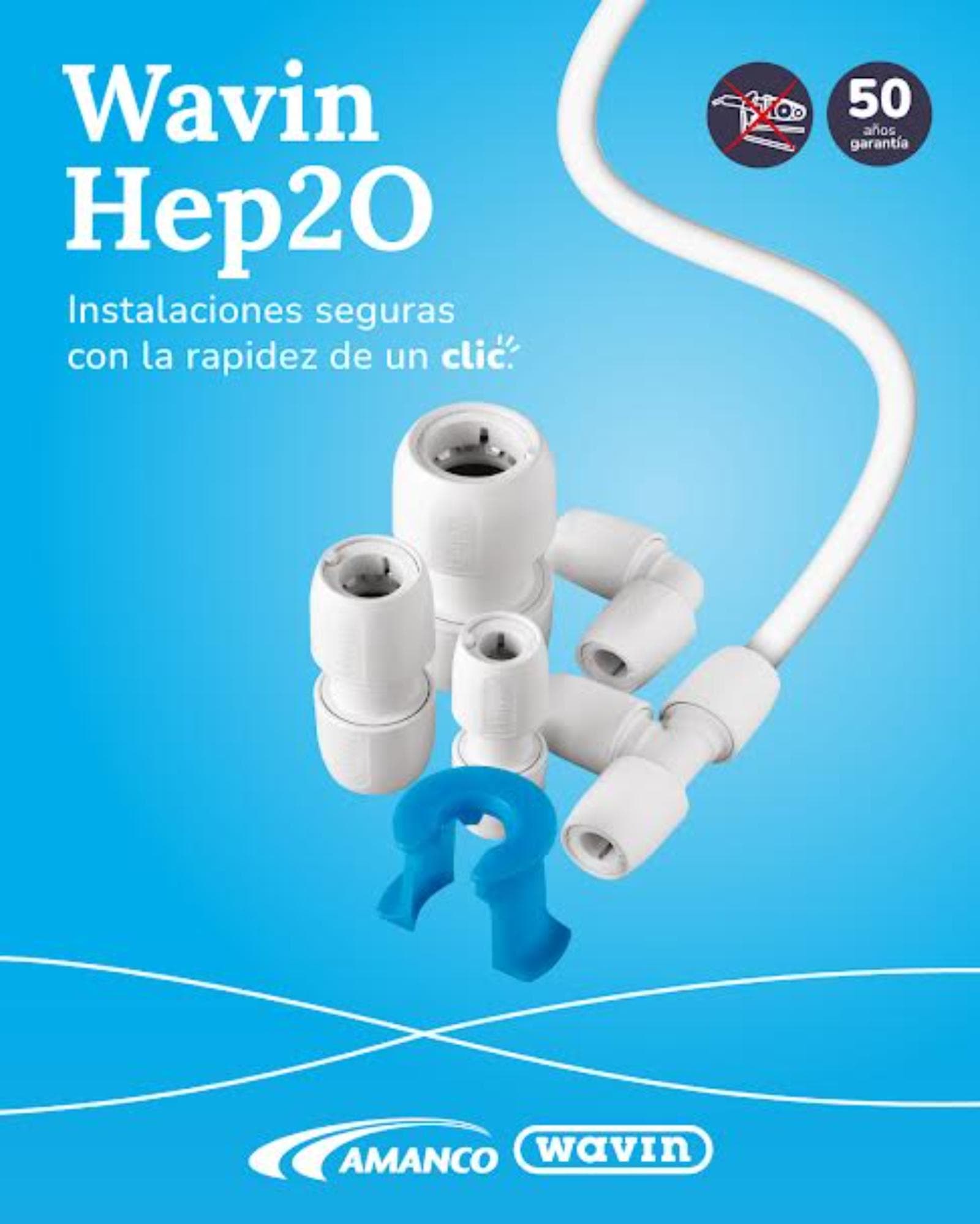 Amanco Wavin presenta campaña en redes sociales para su sistema de conducción de agua Hep2O