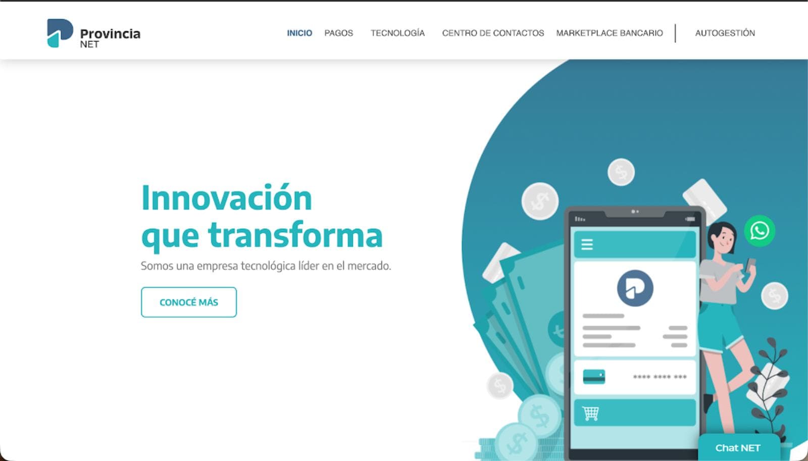 Provincia Net actualiza su plataforma digital para integrar servicios de pago y gestión
