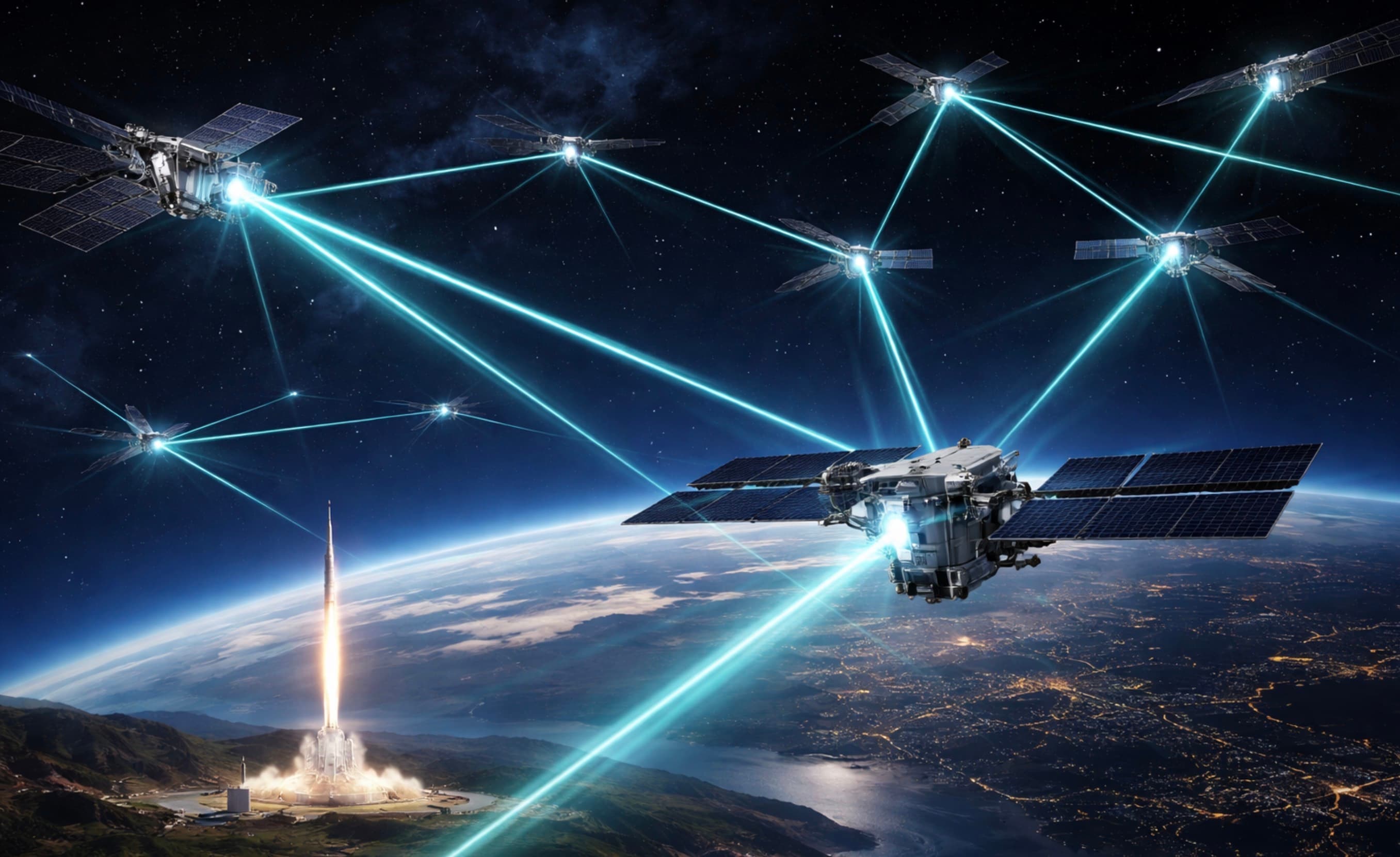 Kepler pone en órbita sus primeros satélites de relevo óptico de datos