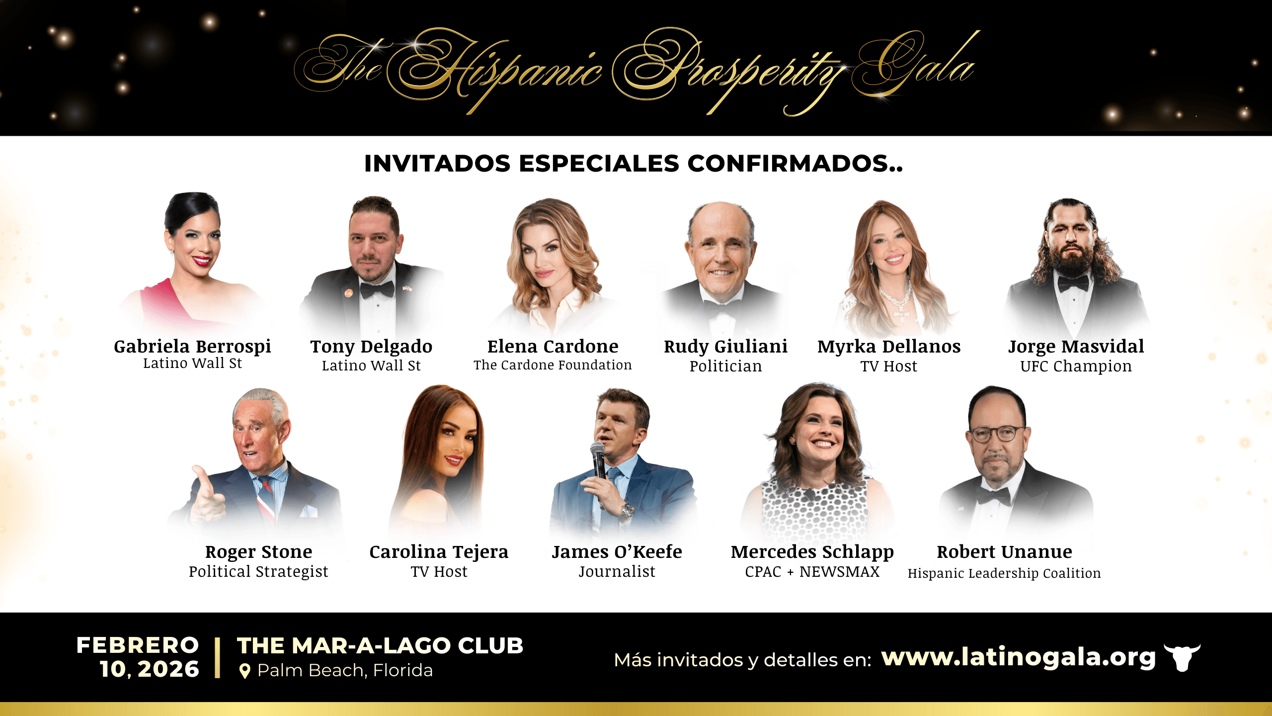 Latino Wall Street organizará la Hispanic Prosperity Gala 2026 en el Club Mar-a-Lago