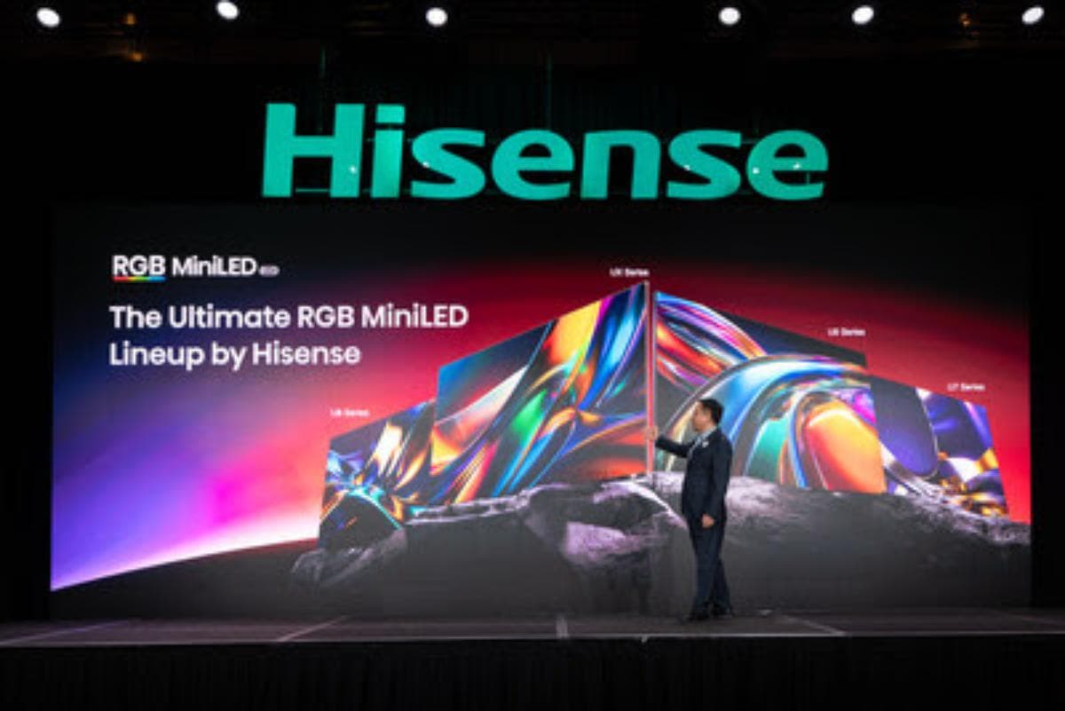 Hisense exhibe avances en pantallas y hogar inteligente durante CES 2026 en Las Vegas