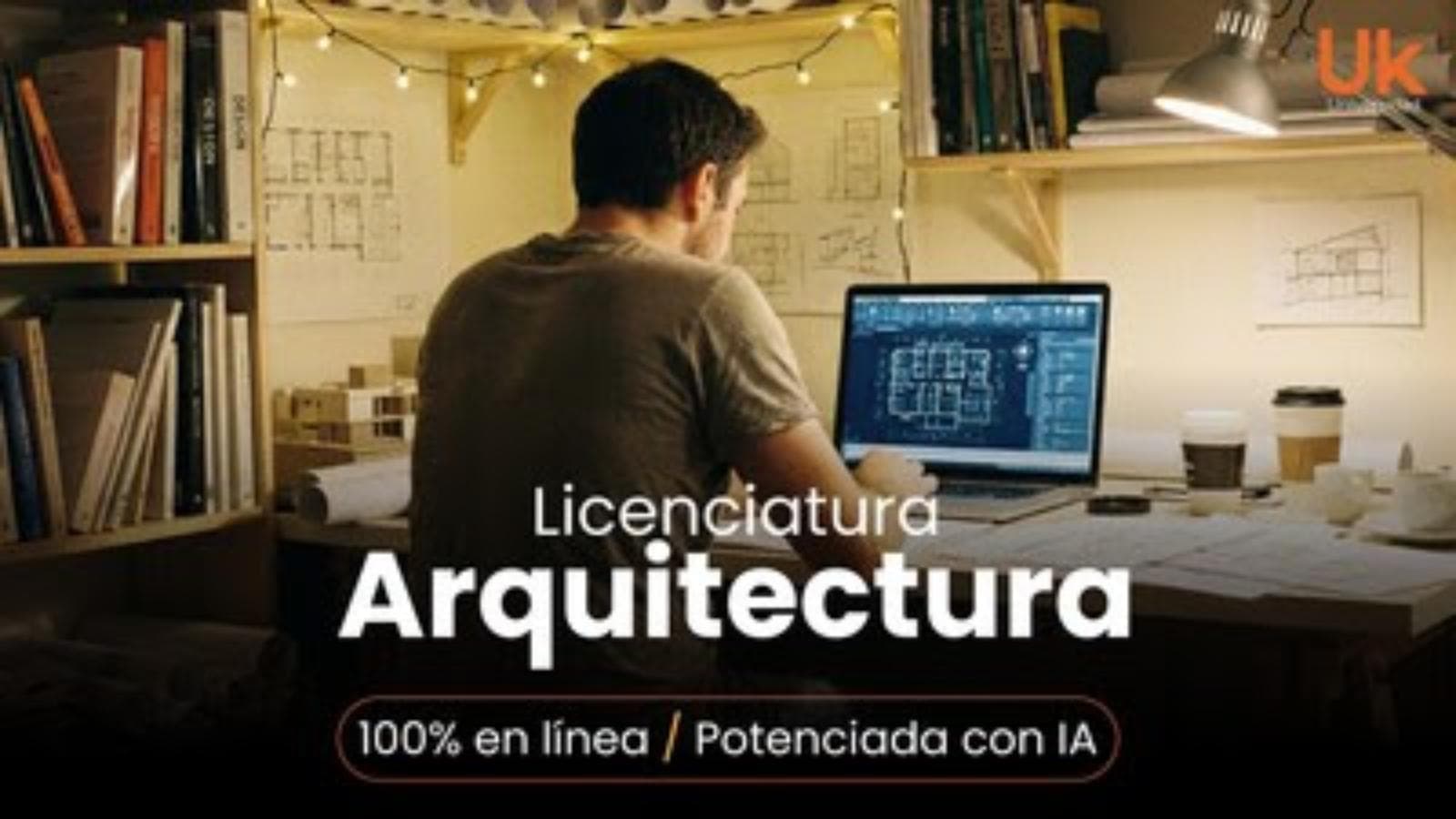Universidad Uk presenta licenciatura en Arquitectura en línea con integración de inteligencia artificial
