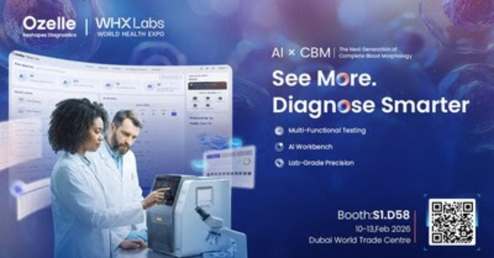 Ozelle llevará a WHX Labs Dubai 2026 su propuesta de diagnóstico con IA