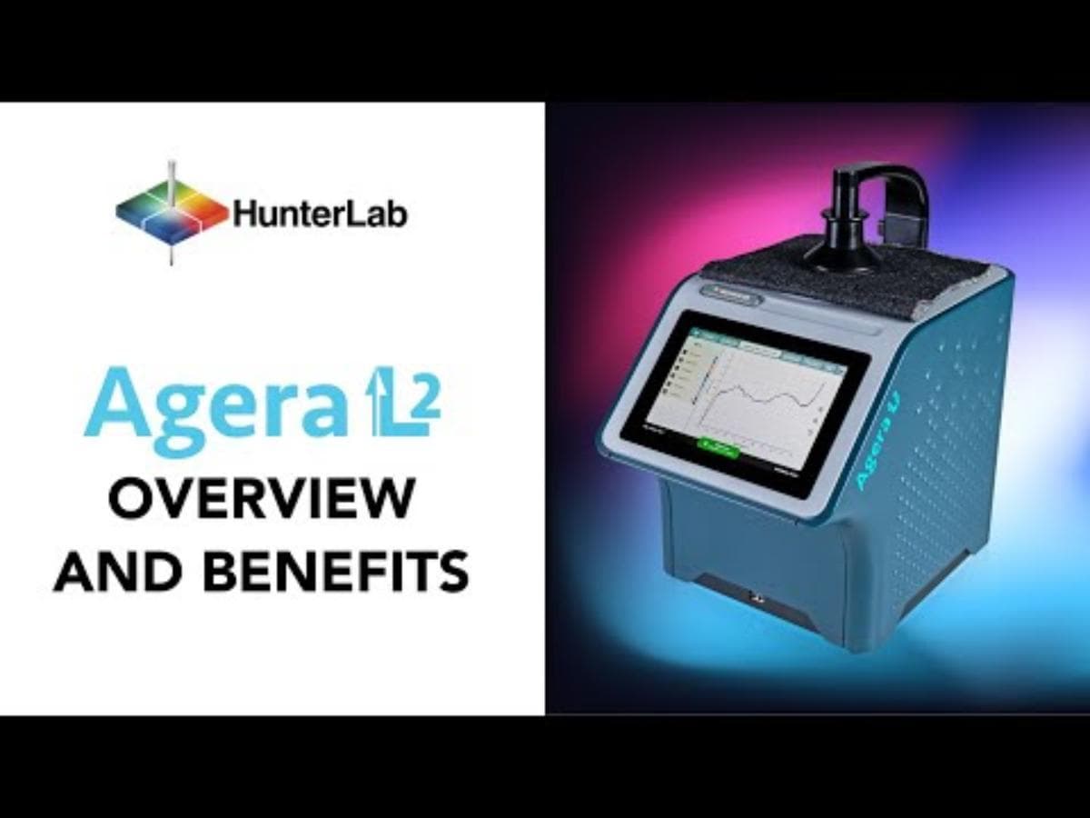 HunterLab presenta el espectrofotómetro Agera L2 para medición de color con tolerancias estrictas