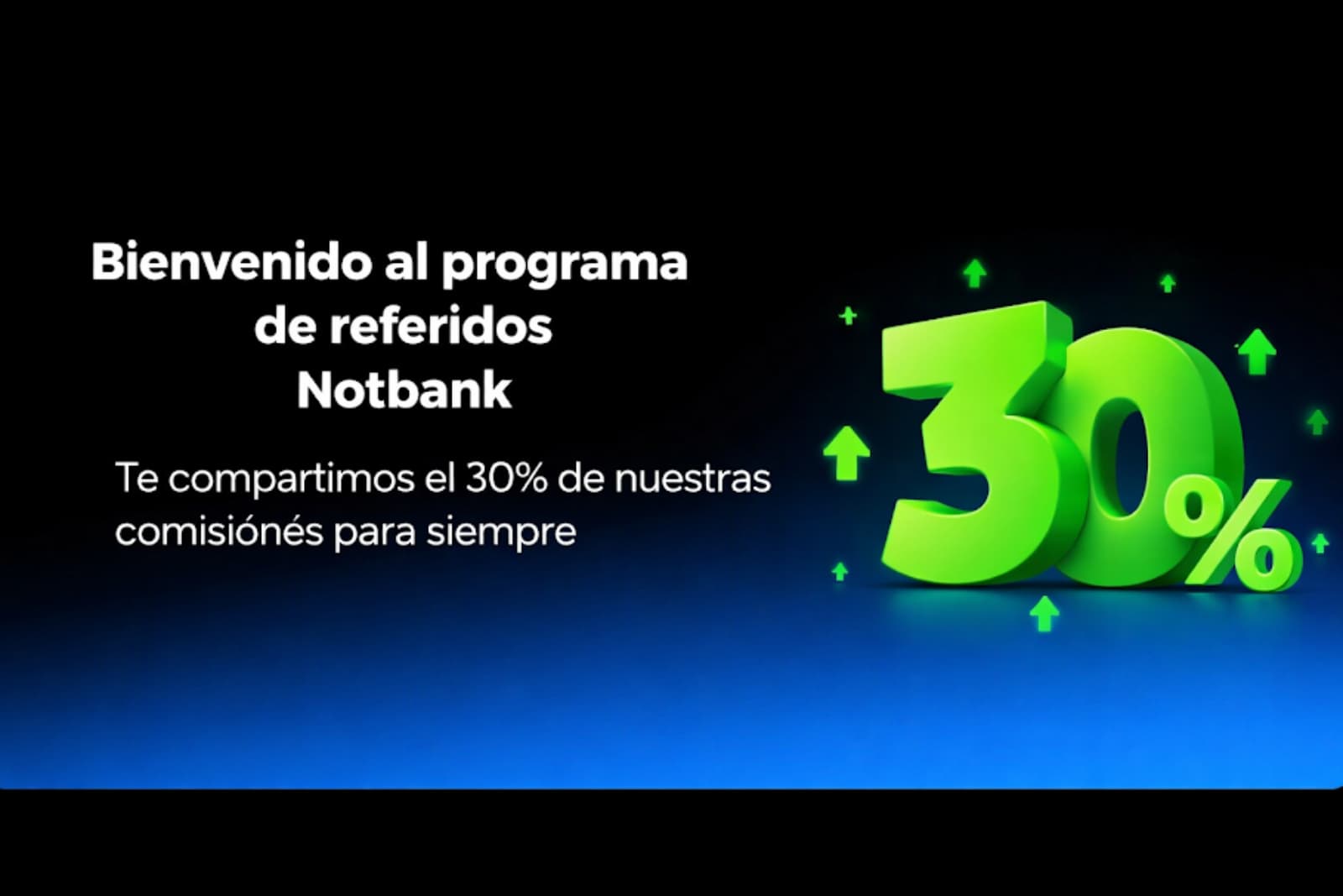 Notbank by CryptoMarket: cómo opera el programa de referidos para usuarios registrados