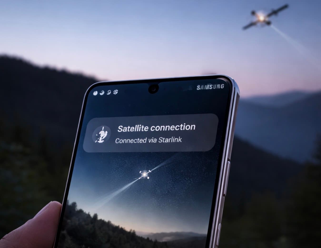 Virgin Media O2 activa en Reino Unido un servicio satelital al celular con Starlink