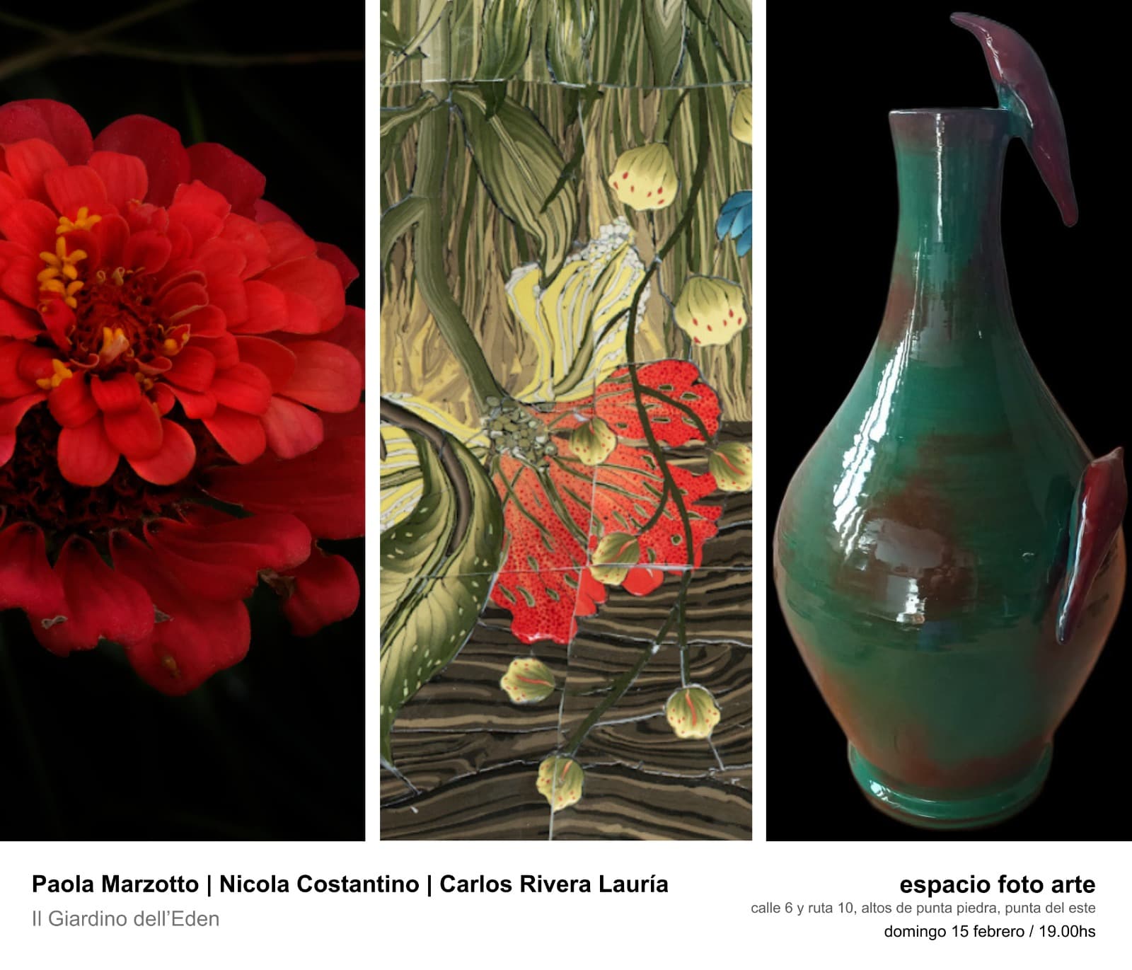 El Jardín del Edén: cerámica, fotografía y porcelana para pensar la migración