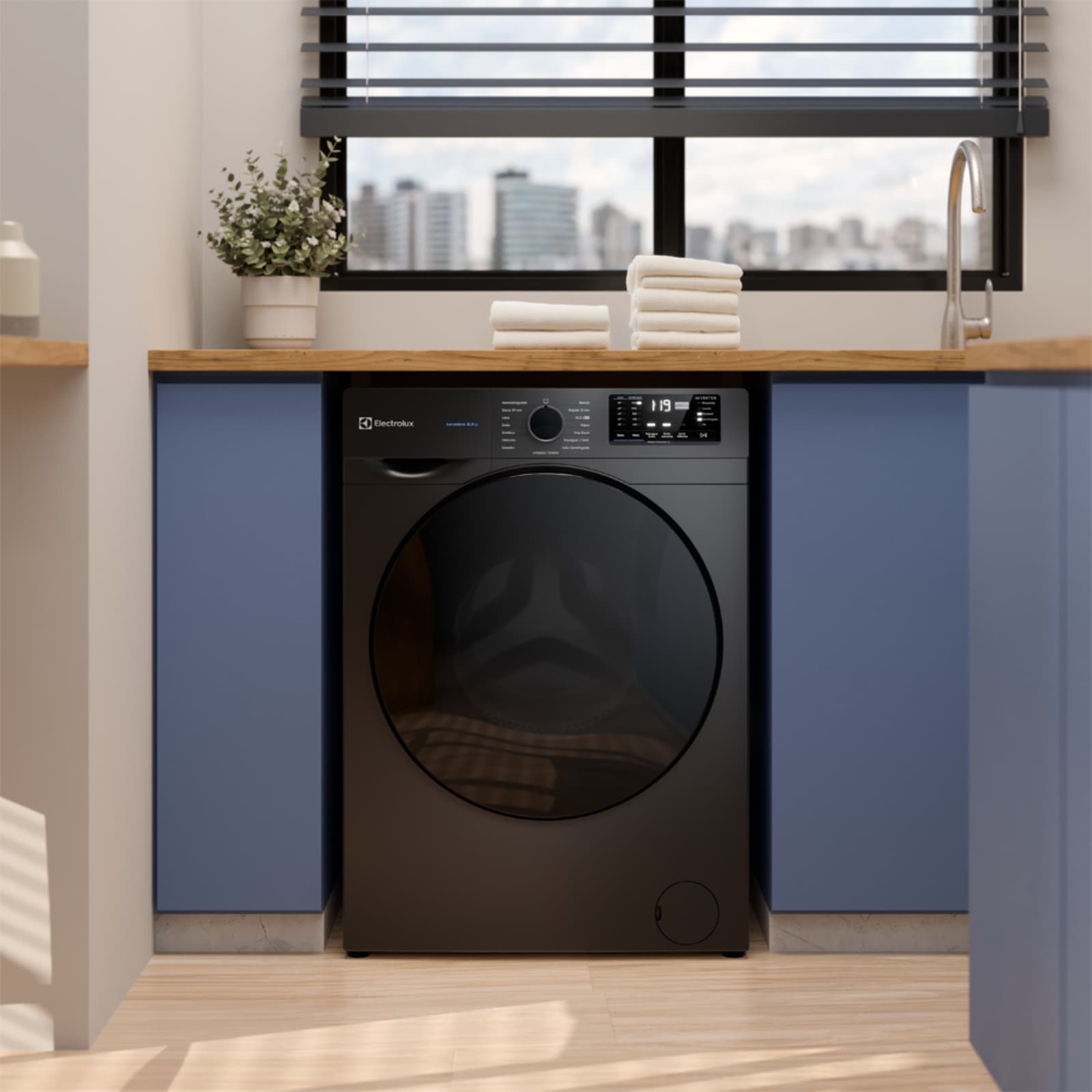 Electrolux suma lavarropas frontales de 7 kg y 8,5 kg con Autosense