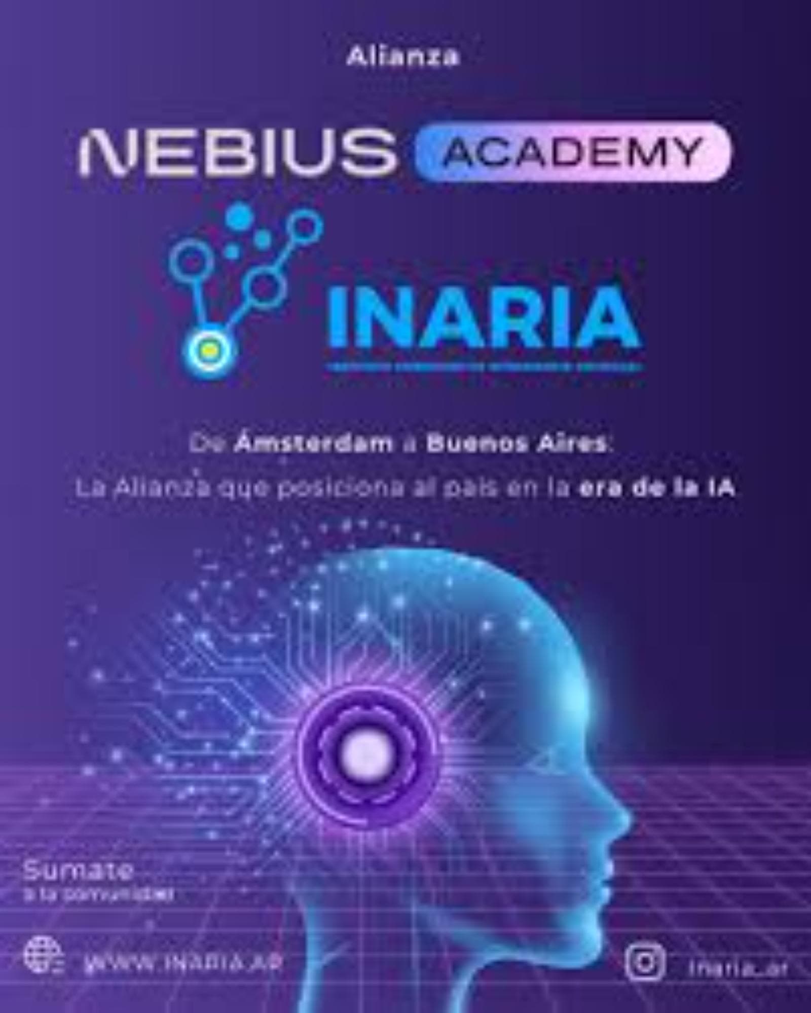 Nebius Academy e INARIA acuerdan un programa de formación aplicada en inteligencia artificial