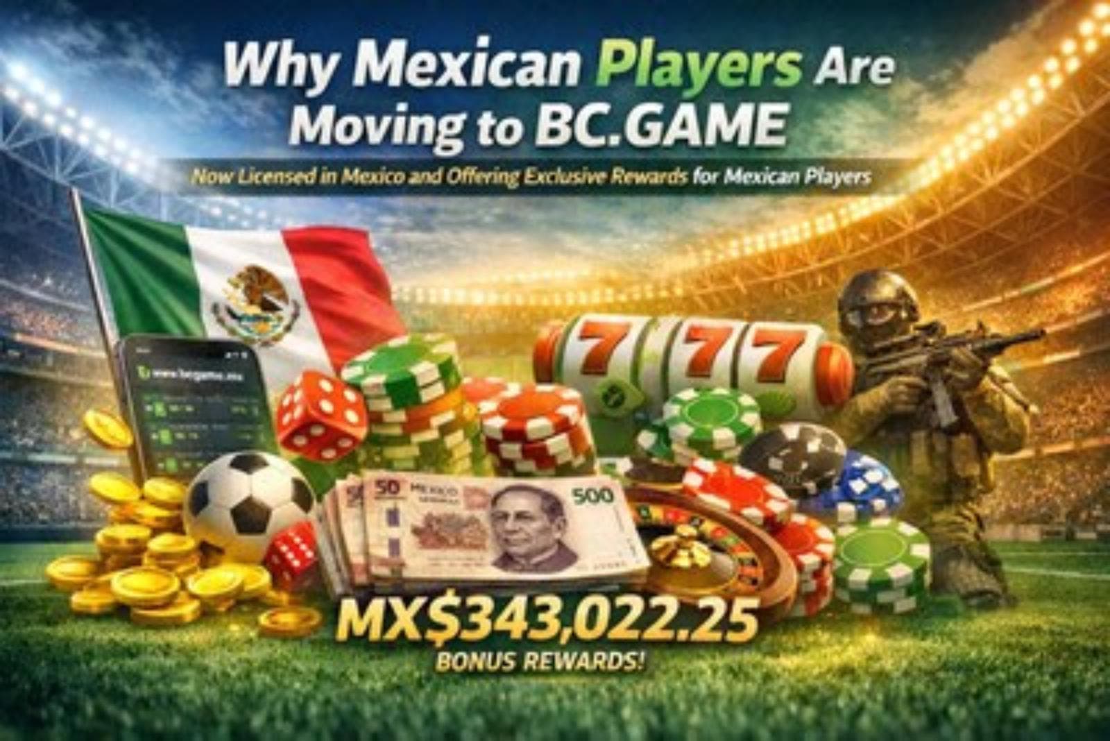 BC.GAME obtiene licencia en México y estrena BCGAME.MX con recompensas localizadas