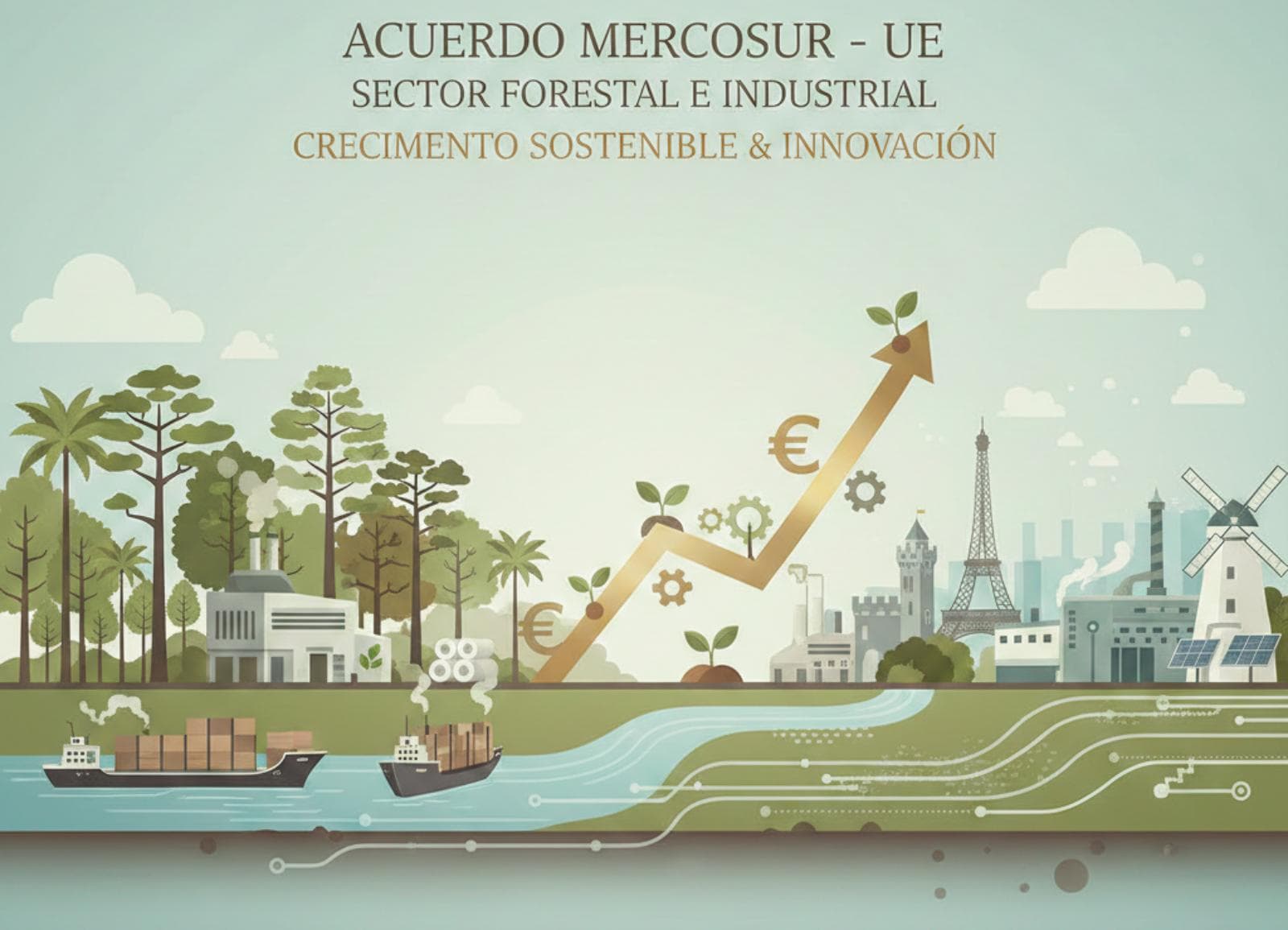CONFIAR analiza el acuerdo UE-Mercosur y el impacto en la foresto-industria argentina
