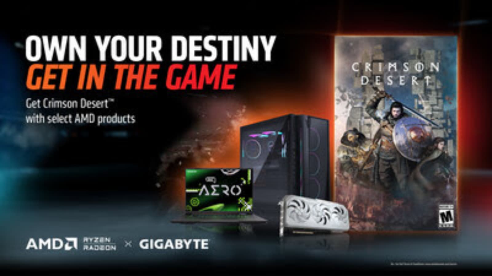 Gigabyte y AMD arman un paquete de Crimson Desert con hardware para gaming