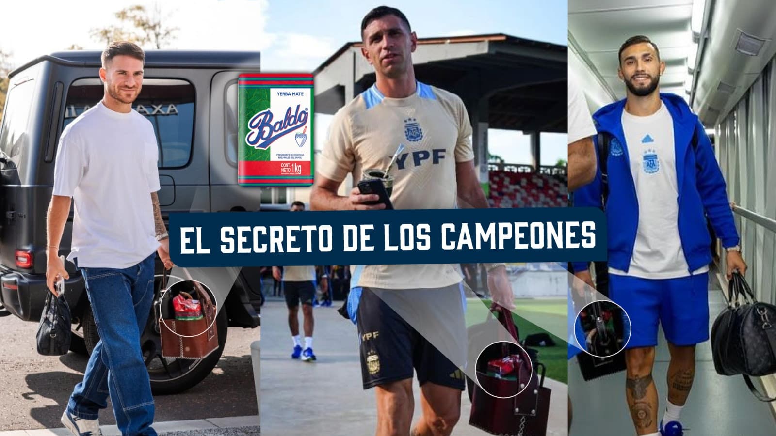 La Selección Argentina suma yerba mate Baldo a su rutina diaria y Finalissima