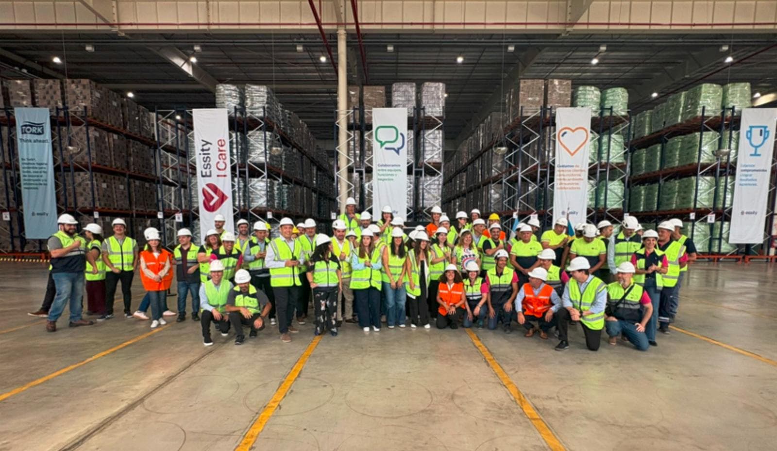 Essity inauguró un centro de distribución en Esteban Echeverría con inversión de US$ 4,2 millones